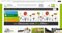 Desktop Screenshot of effinov-nutrition.fr